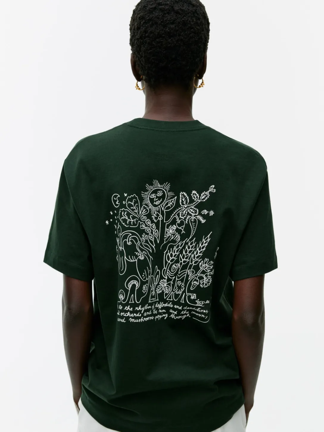 ARKET CAFÉ T-shirt Med Tryck