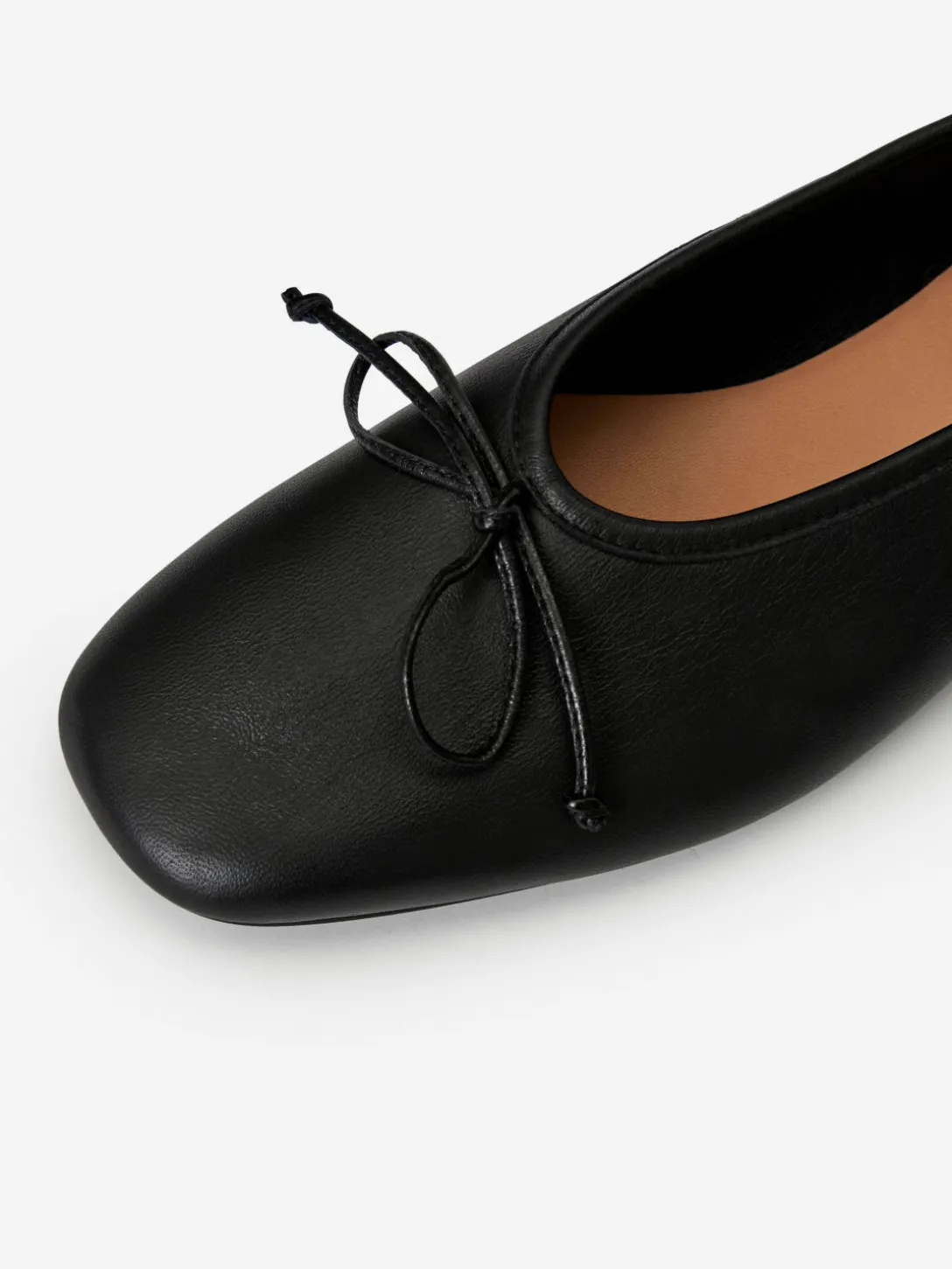 Ballerinaskor I Läder