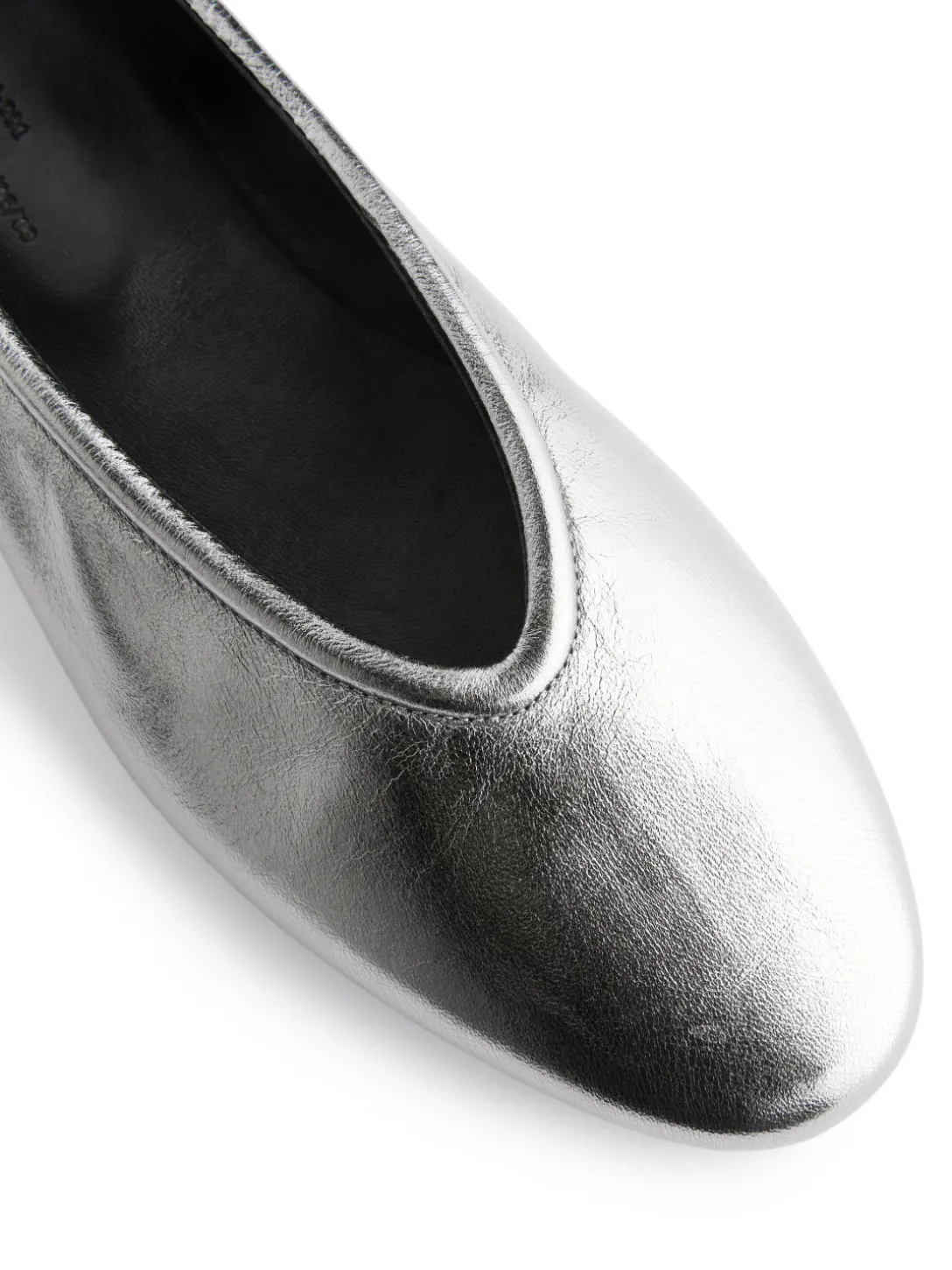 Ballerinaskor I Läder