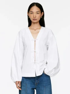 Blus Med Puffärm