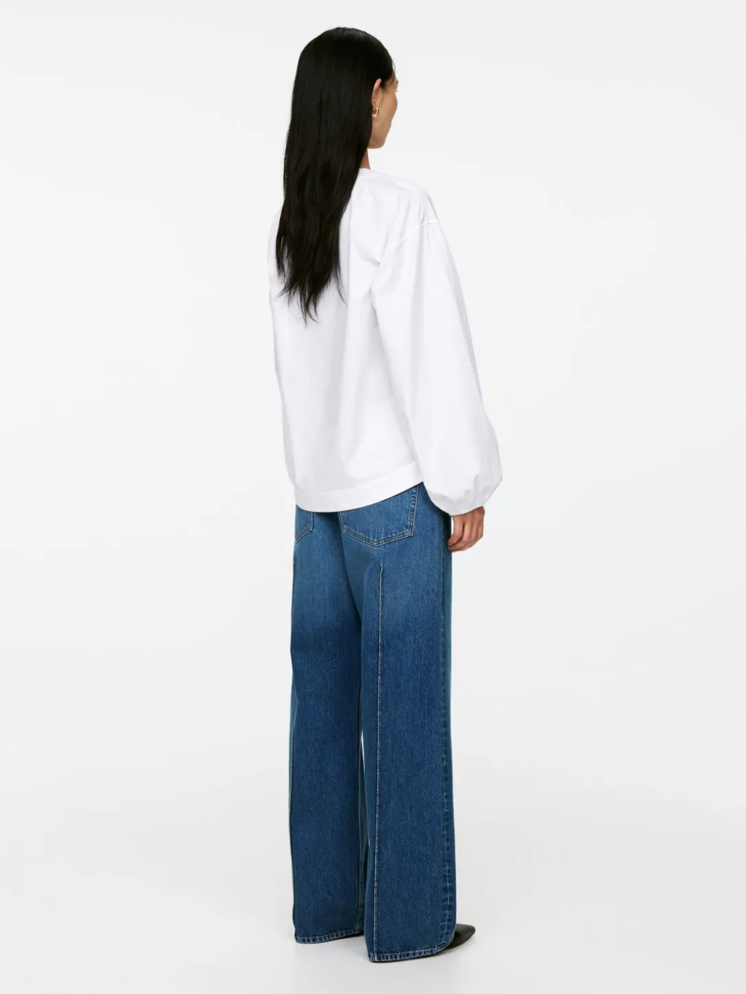 Blus Med Puffärm