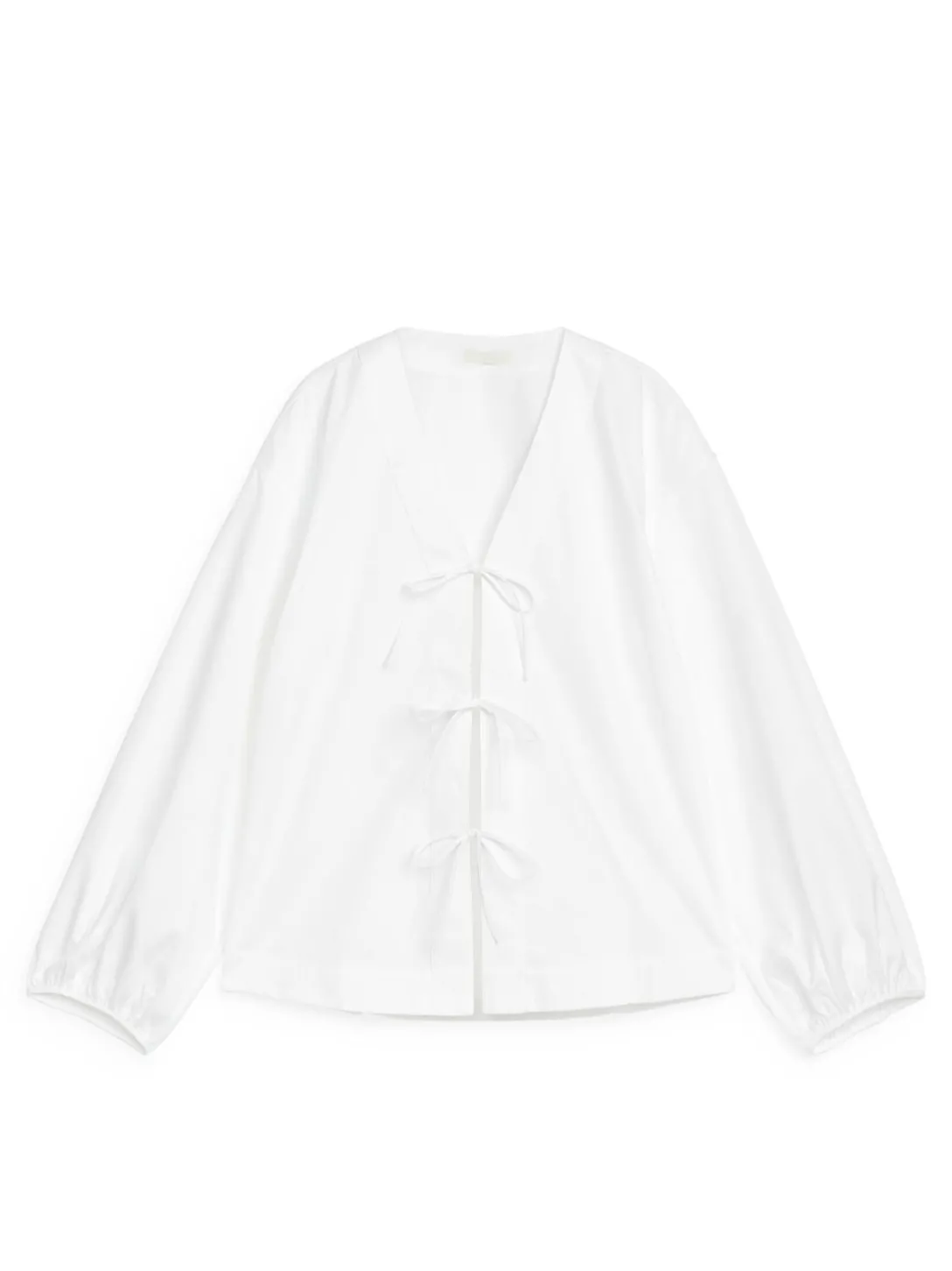 Blus Med Puffärm