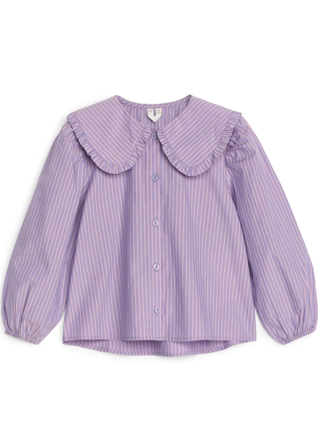 Blus Med Volangkrage