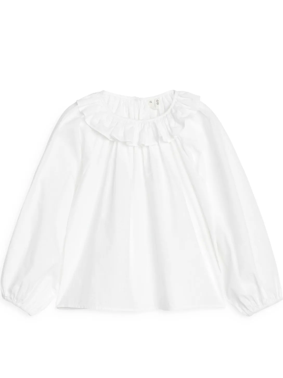 Blus Med Volangkrage