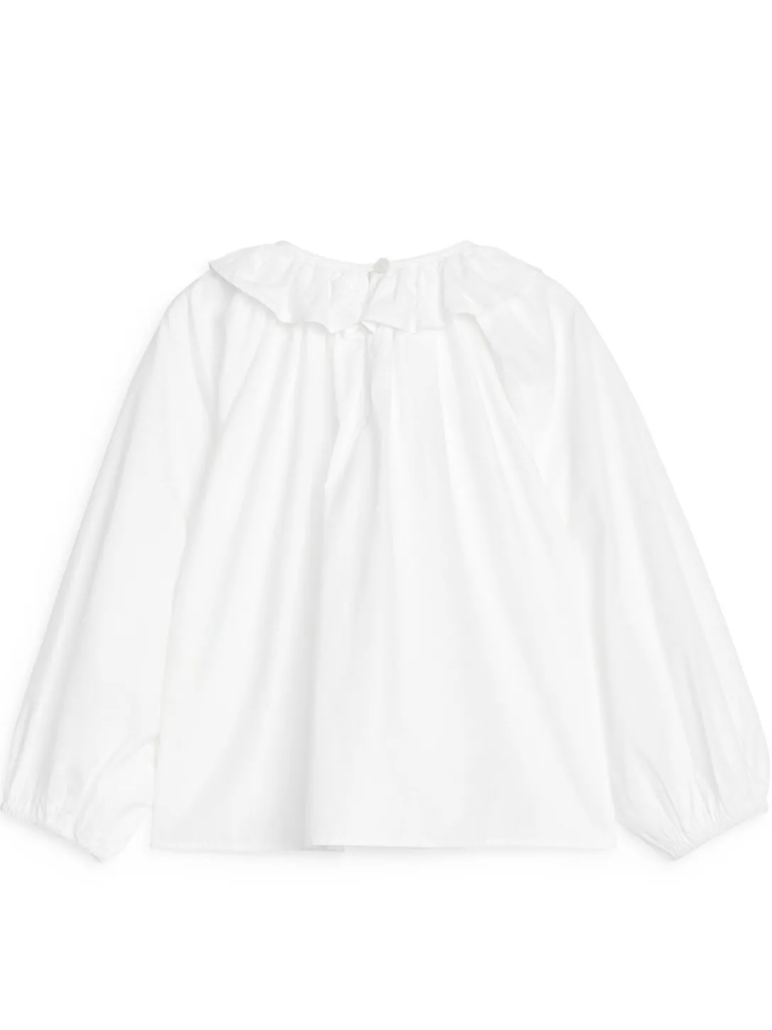 Blus Med Volangkrage