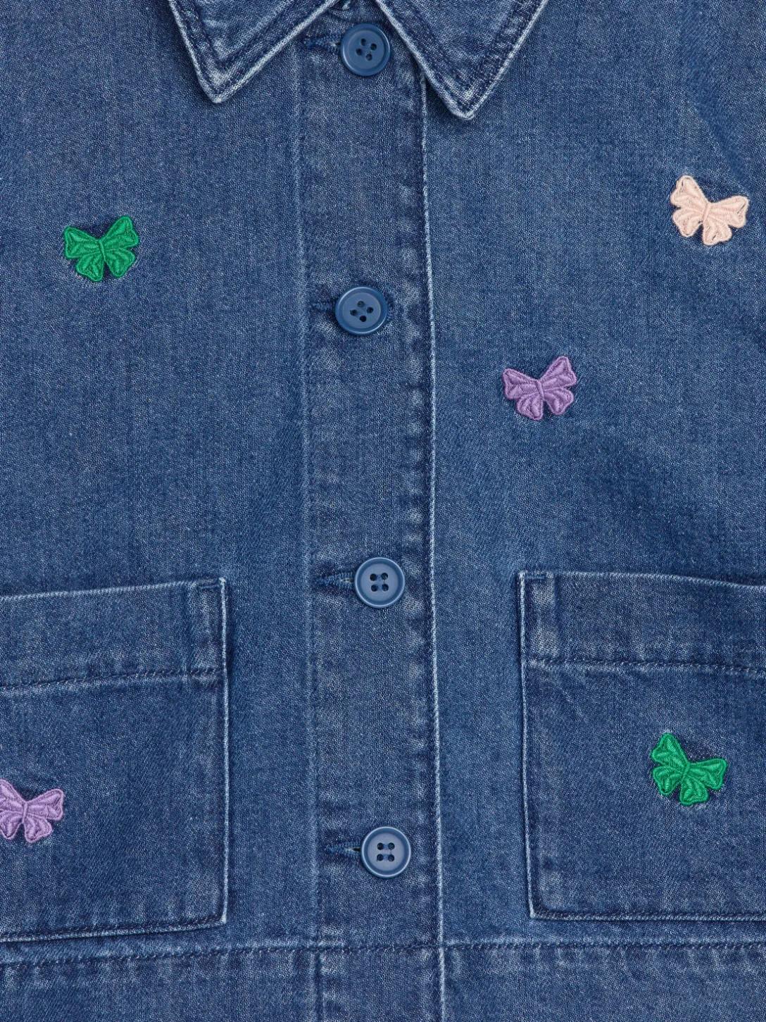 Broderad Denimjacka