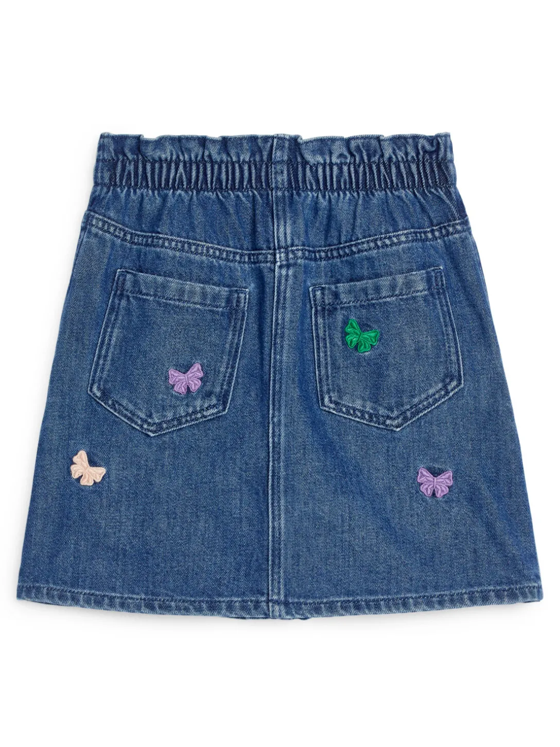 Broderad Denimkjol