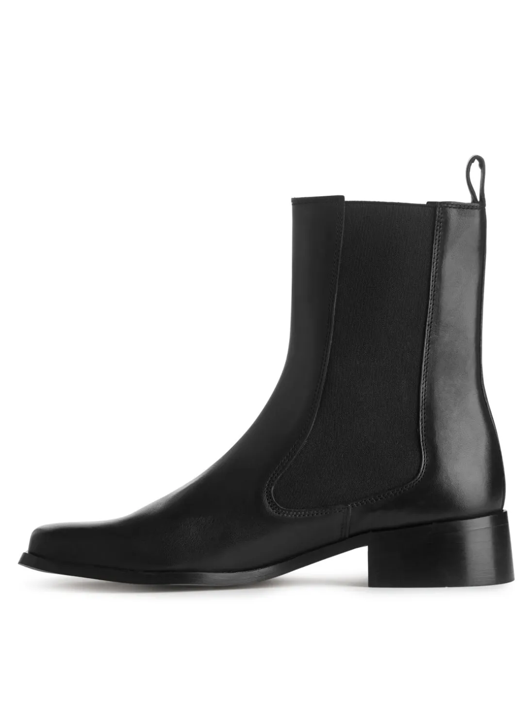 Chelseaboots Med Fyrkantig Tå