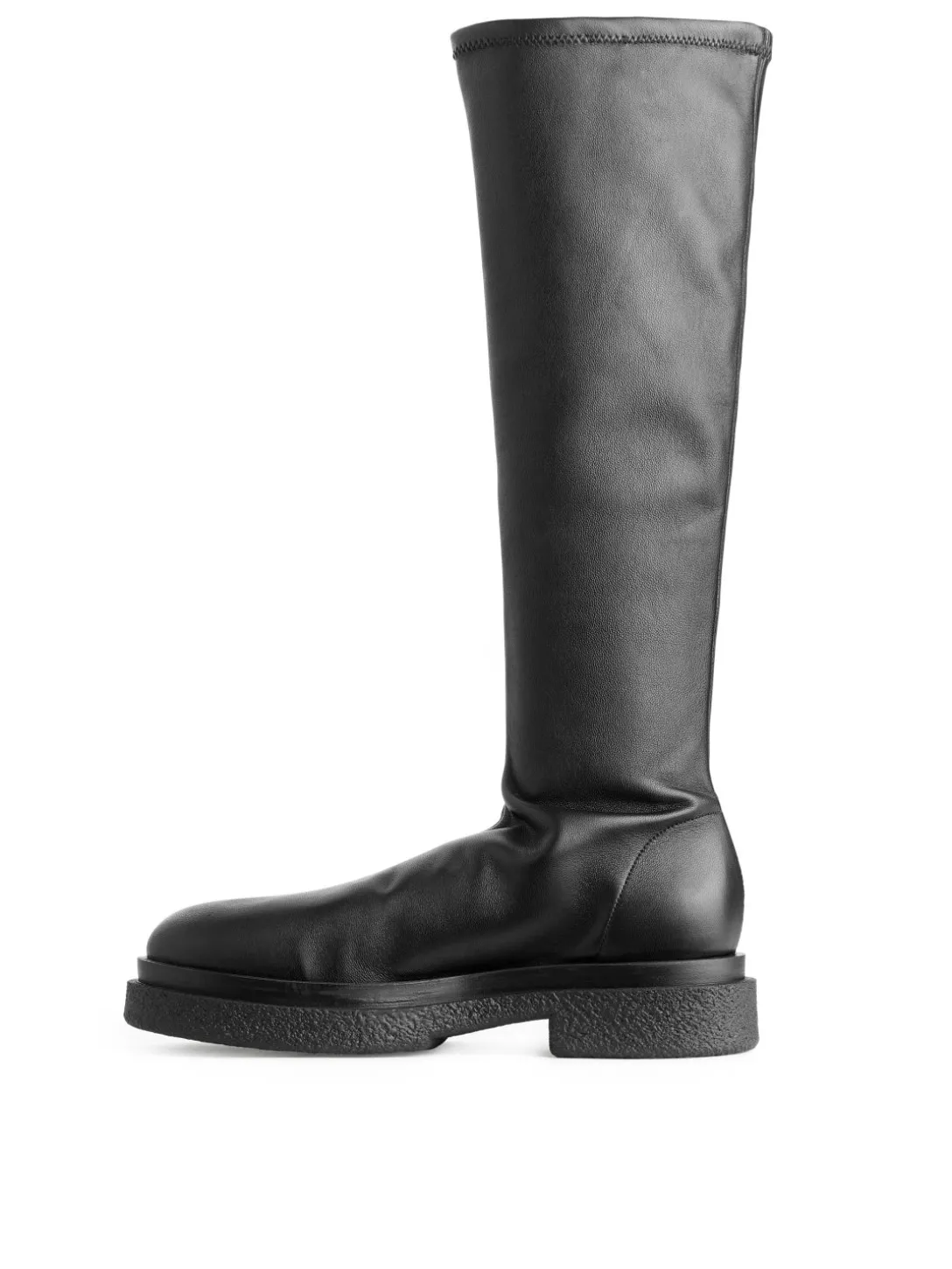 Chunky Läderboots