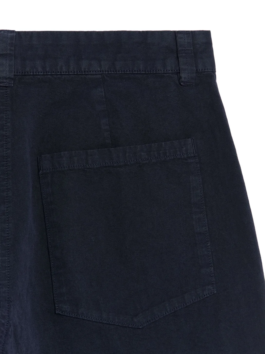 Croppade Chinos I Bomull Och Linne