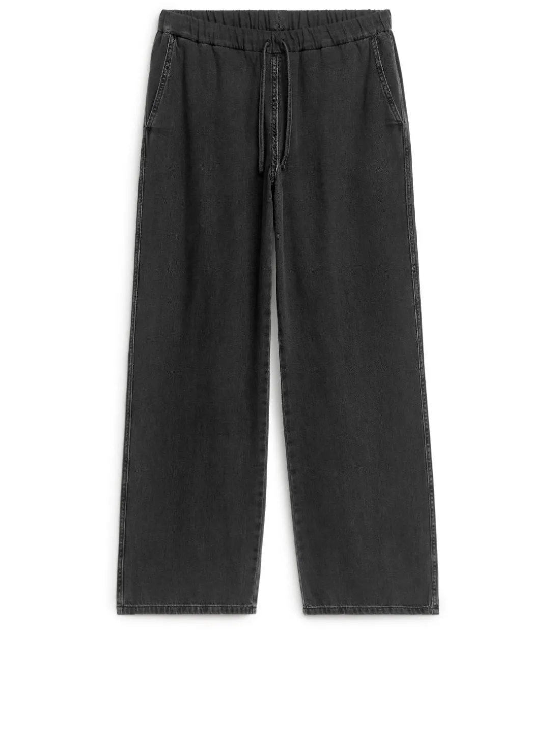 Denimbyxa Med Dragsko