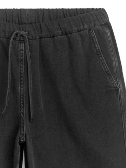 Denimbyxa Med Dragsko