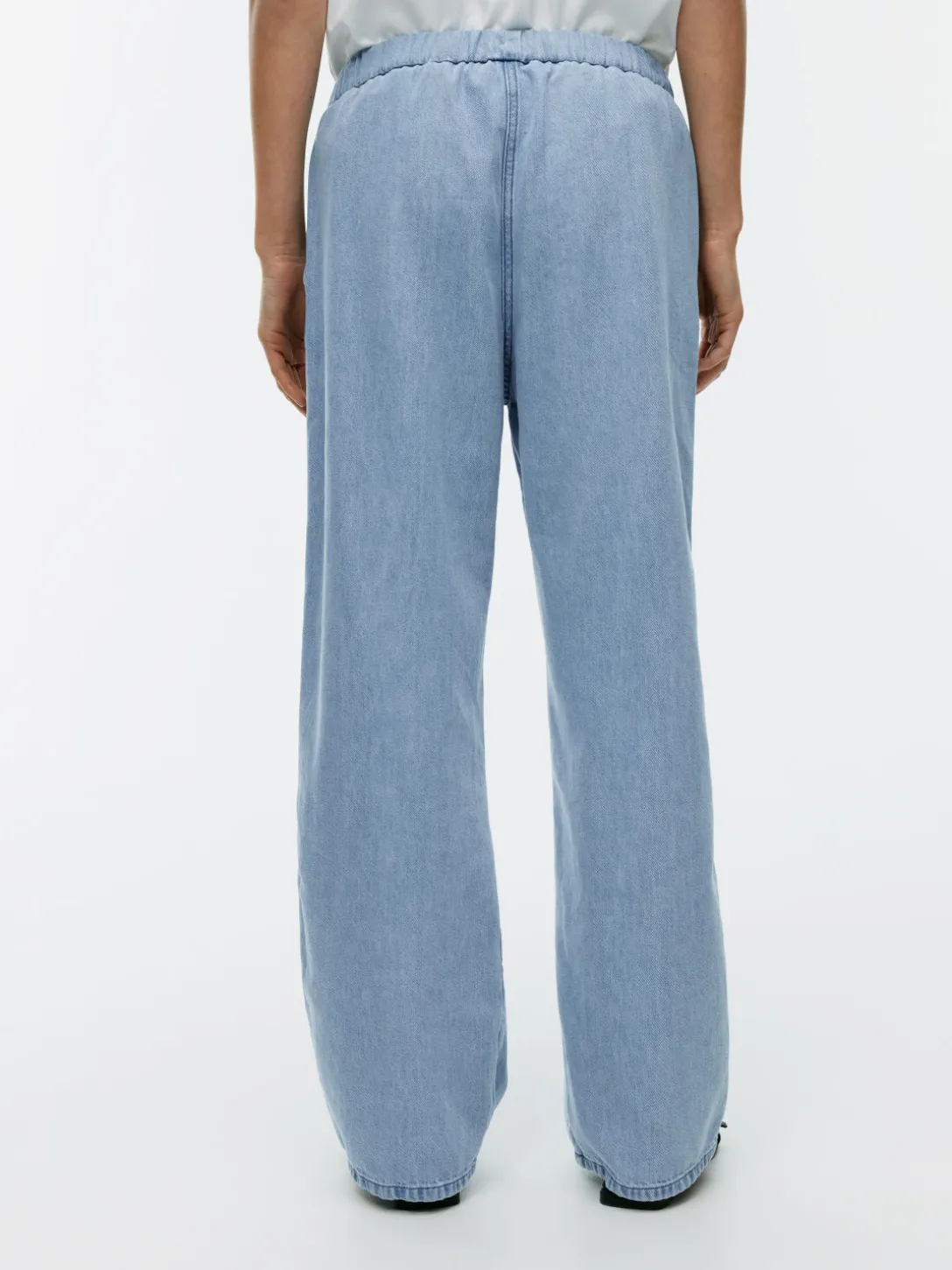 Denimbyxa Med Dragsko