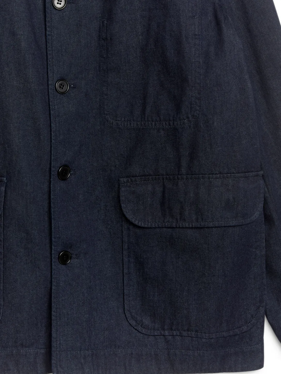 Denimjacka Med Lös Passform