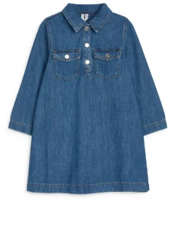 Denimklänning I Bomull