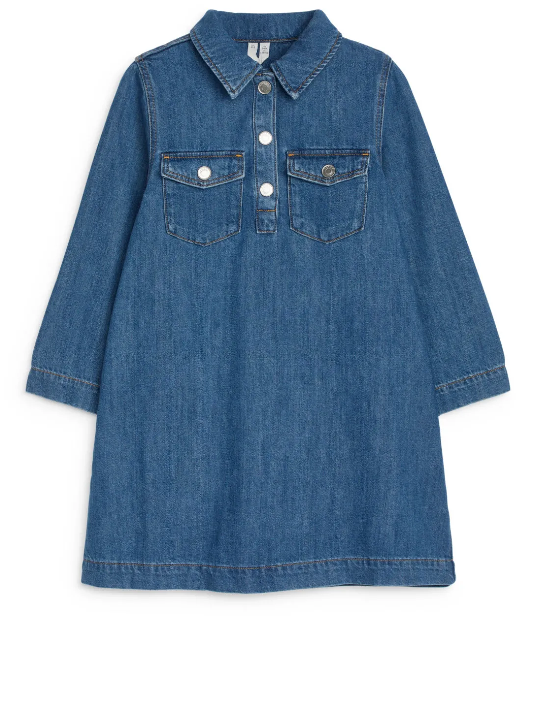 Denimklänning I Bomull