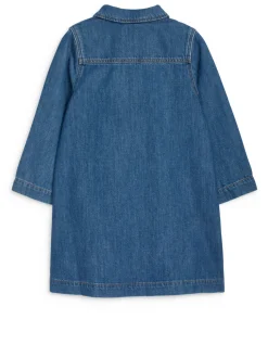 Denimklänning I Bomull