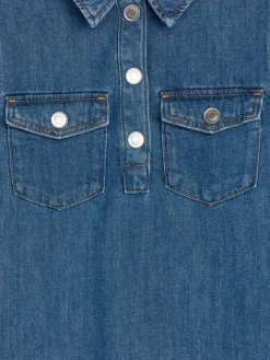 Denimklänning I Bomull