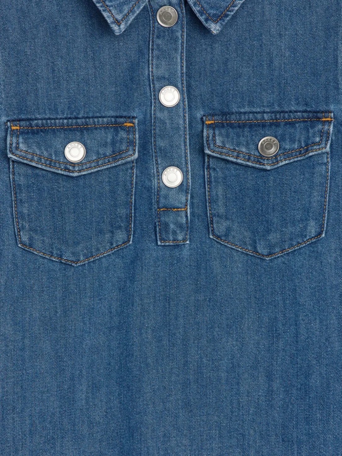 Denimklänning I Bomull