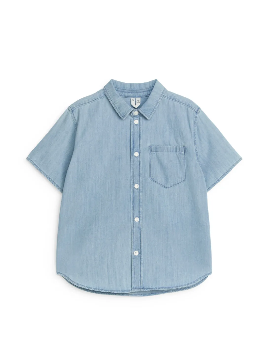 Denimskjorta Med Kort ärm