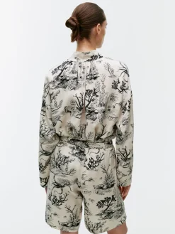Dra På-shorts Med Mönster