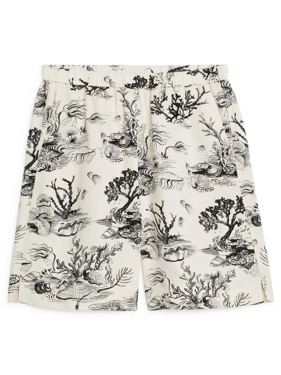 Dra På-shorts Med Mönster