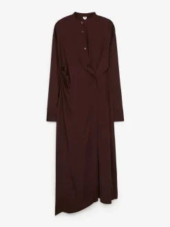 Draperad Midiklänning