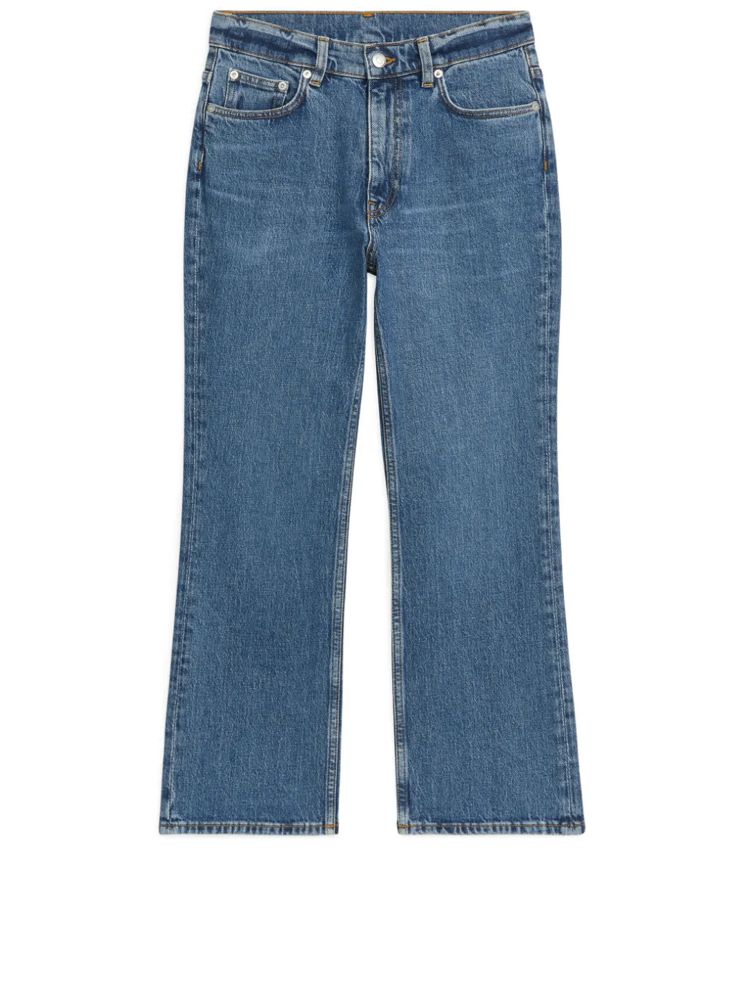 FERN CROPPED Utsvängda Stretchjeans