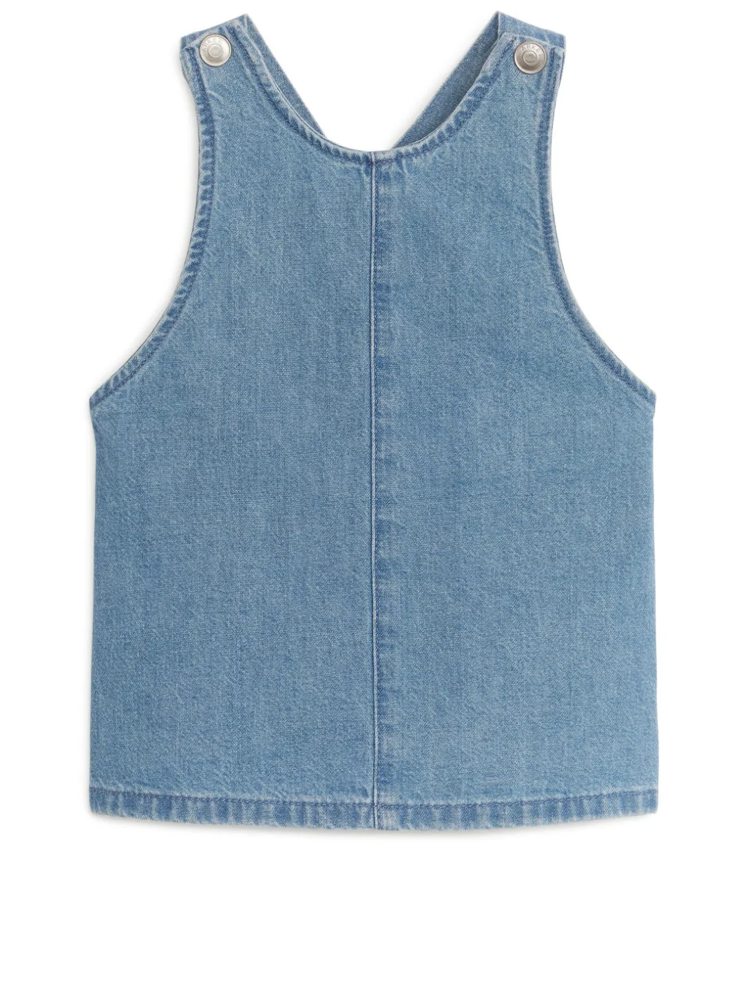 Hängselklänning I Denim