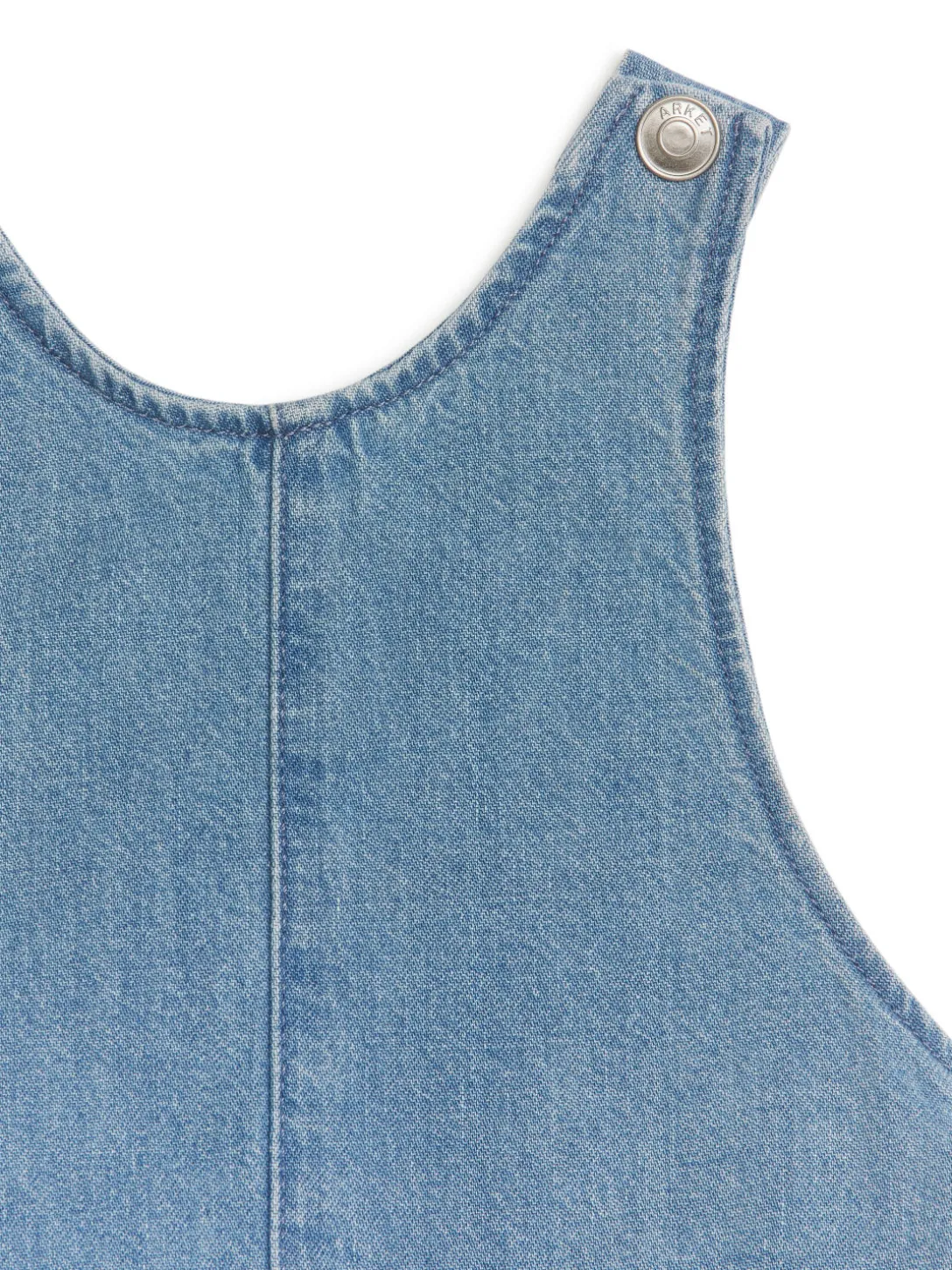 Hängselklänning I Denim