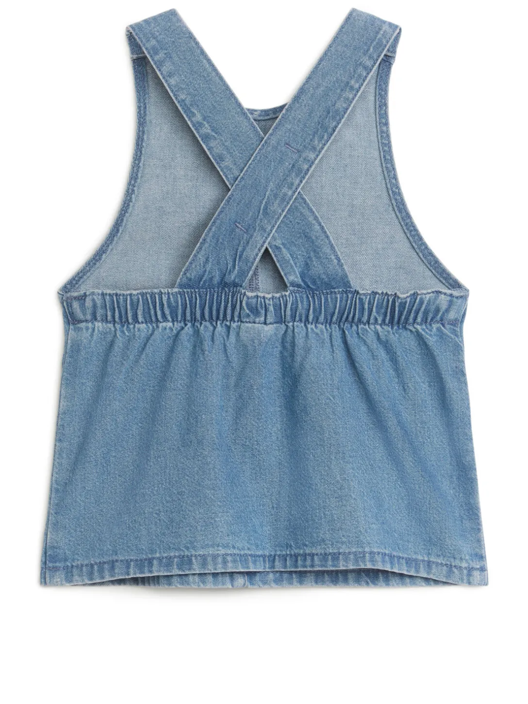 Hängselklänning I Denim