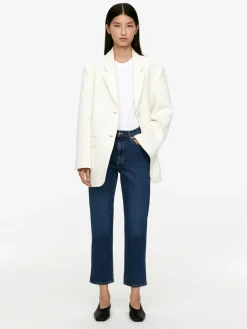JADE CROPPED Smala Stretchjeans