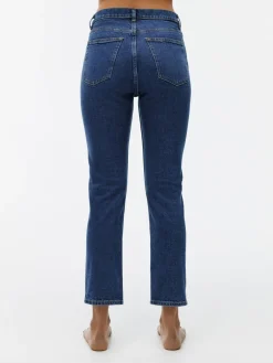JADE CROPPED Smala Stretchjeans
