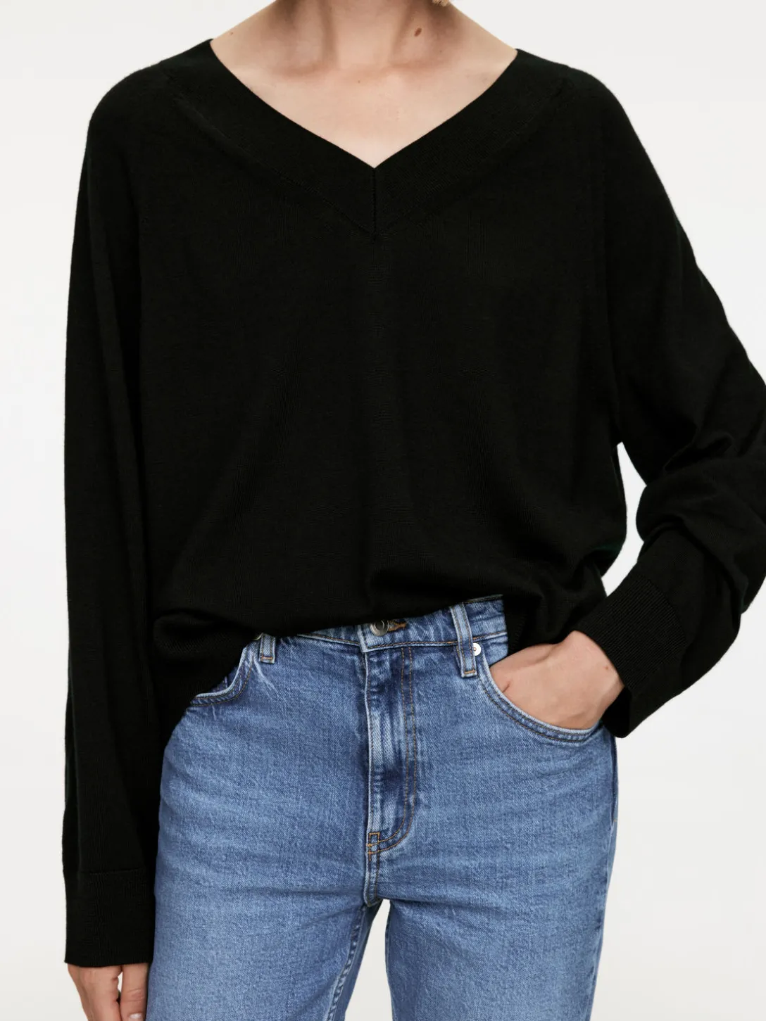 JADE CROPPED Smala Stretchjeans