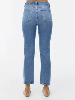 JADE CROPPED Smala Stretchjeans