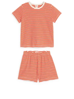 Kort Pyjamas I Trikå