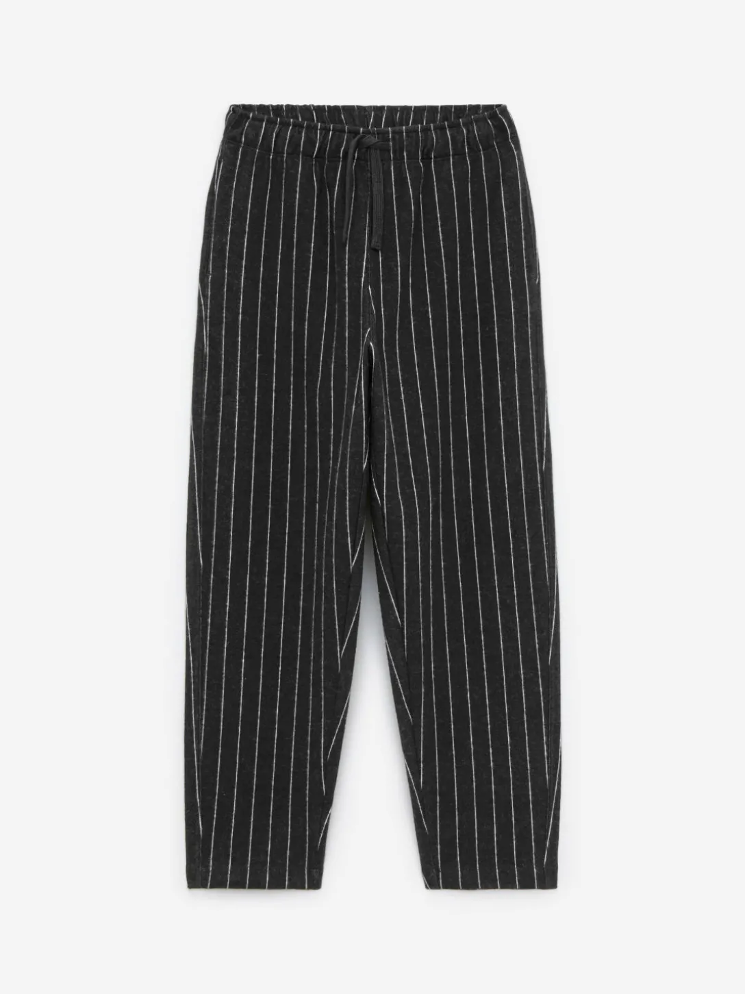 Kritstrecksrandiga Sweatpants I Bomull