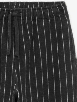Kritstrecksrandiga Sweatpants I Bomull