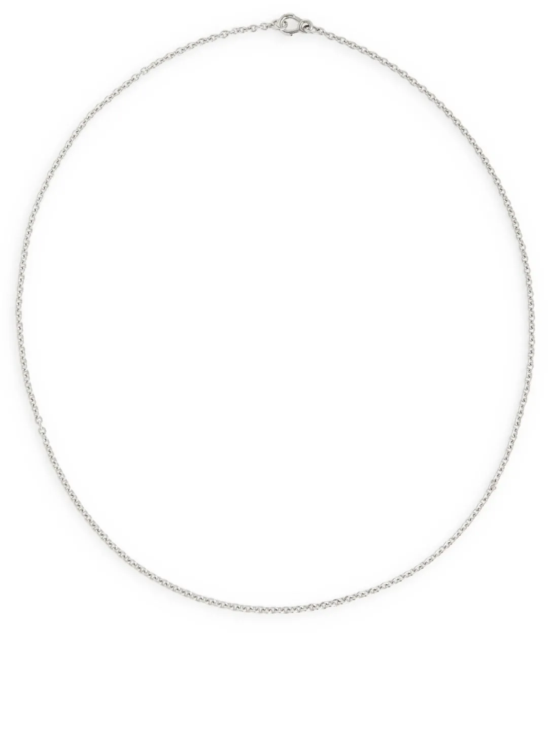 Medeltjockt Kedjehalsband I Sterlingsilver