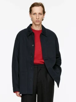 Overshirt I Bomull Och Lyocell