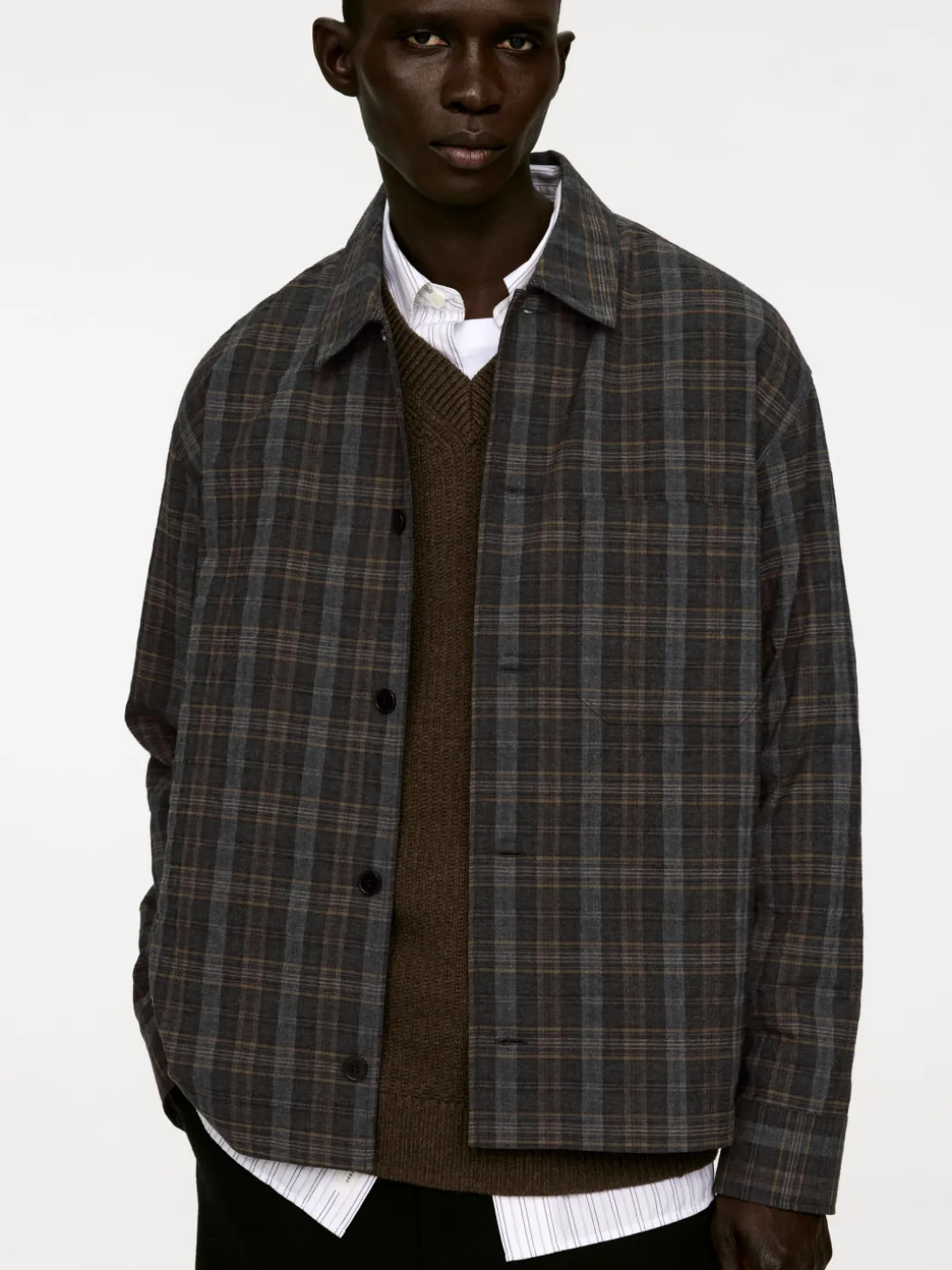 Overshirt I Ullblandning