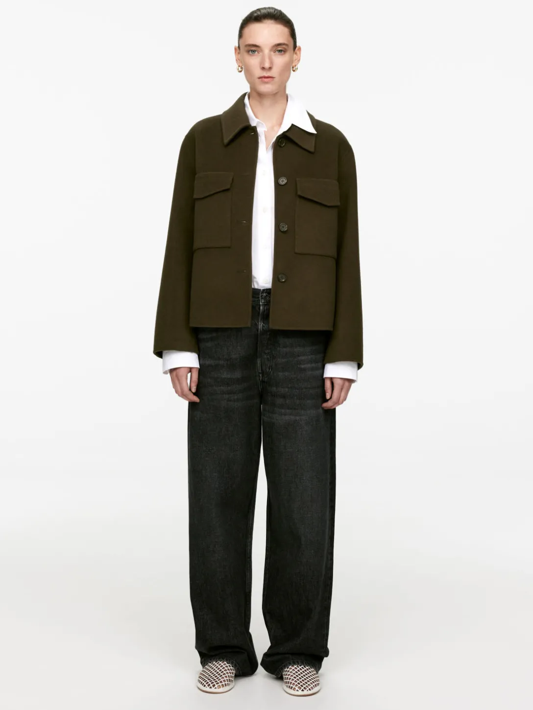 Penny Martin Och ARKET Overshirt I Ull
