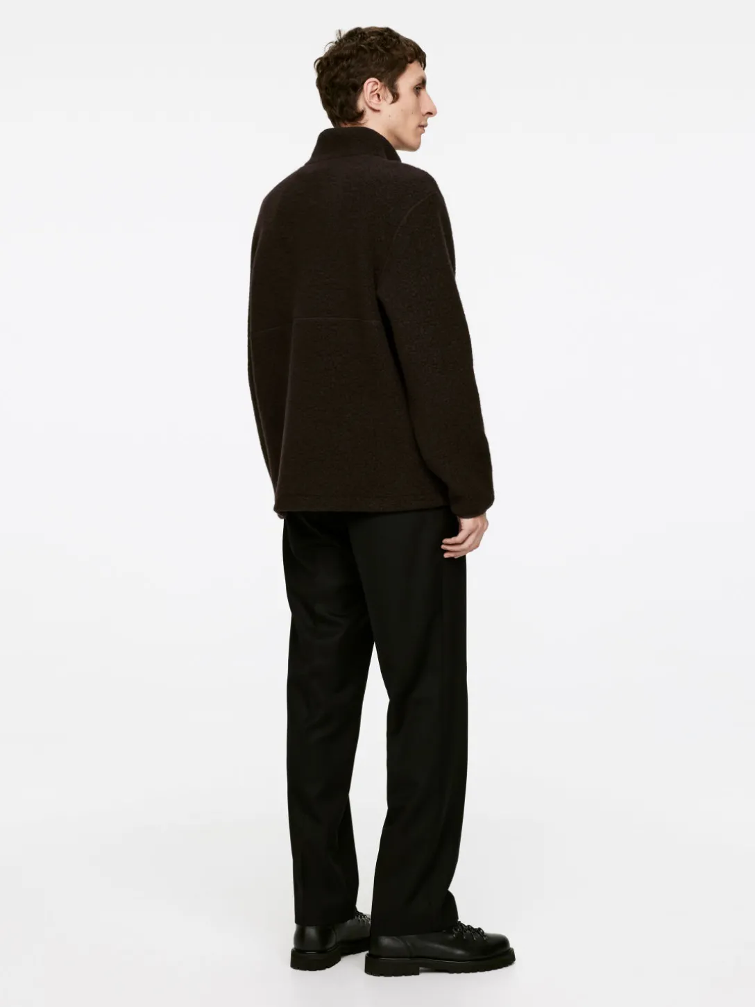Pile Sweatshirt I Ullblandning