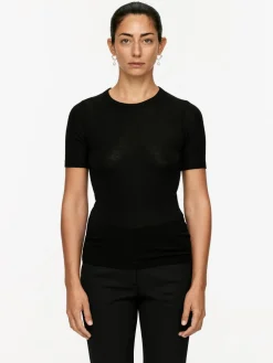 Ribbad T-shirt I Ull