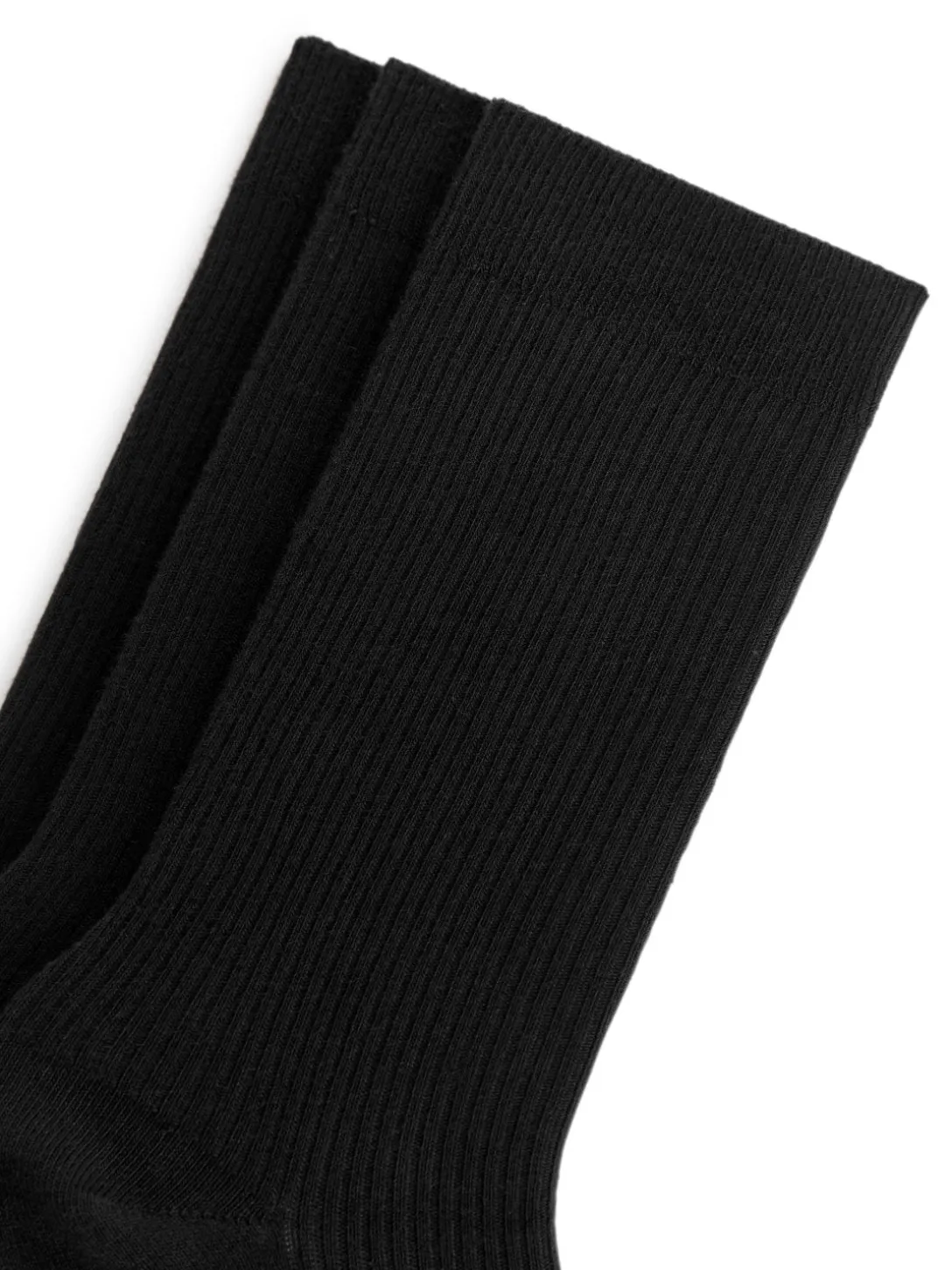 Ribbade Bomullsstrumpor, 3-pack