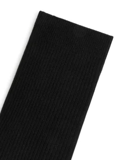 Ribbade Bomullsstrumpor, 5-pack