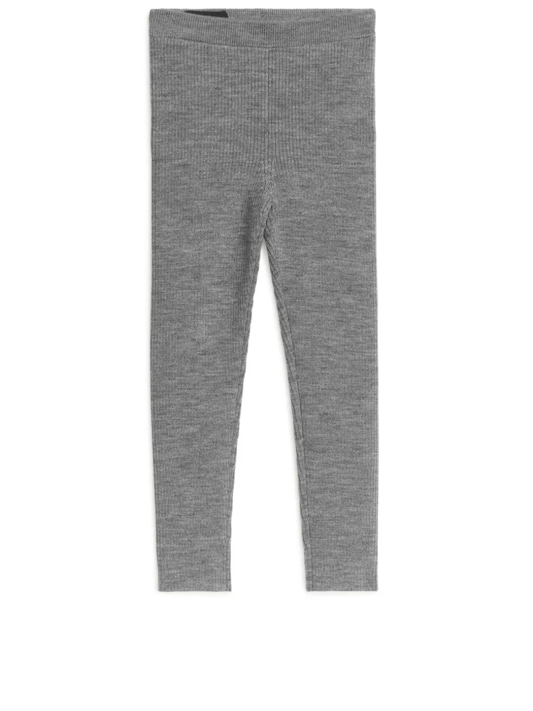Ribbade Leggings I Ullblandning