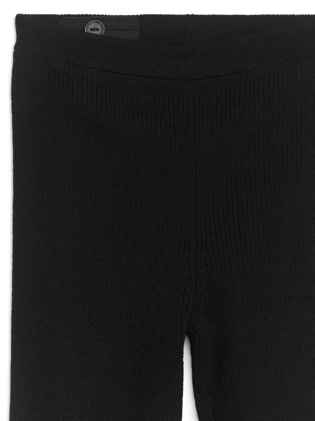 Ribbade Leggings I Ullblandning