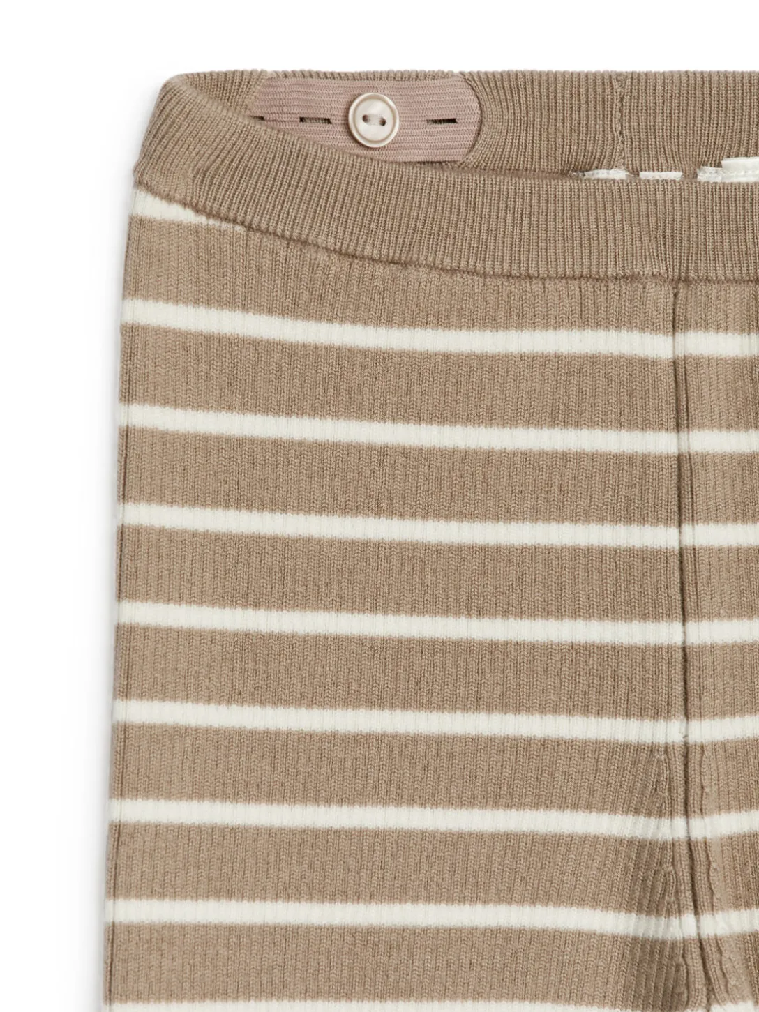 Ribbade Leggings I Ullblandning