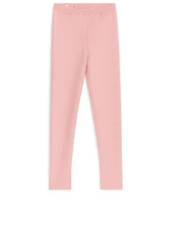 Ribbade Leggings I Ullblandning